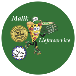 Malik Lieferservice logo.